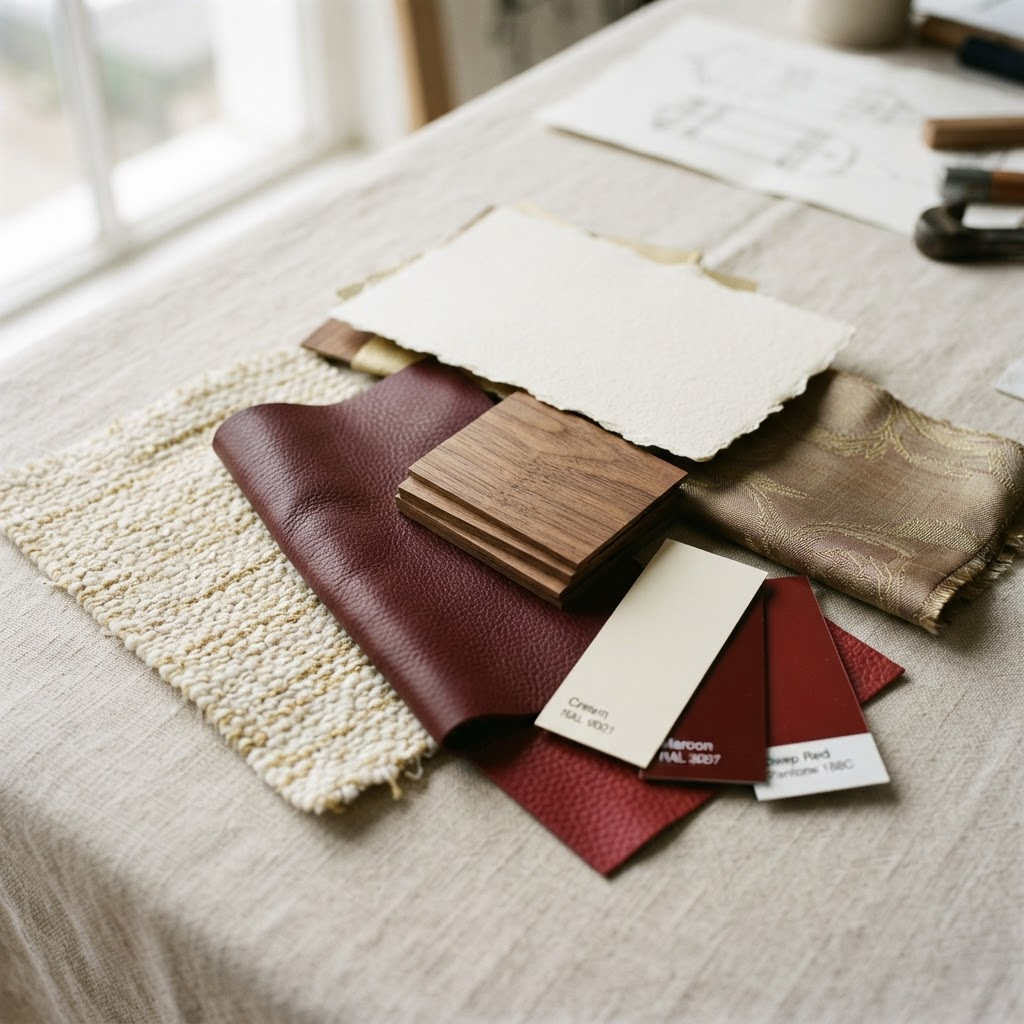 Material and finish samples